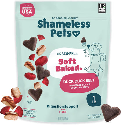 Shameless Pets Soft-Baked Dog Treats, Bananas for Bacon | Healthy Treats for Small, Medium & Large Dogs | Skin & Coat Support with Omega-3 & Omega-6 | Grain-Free, Made in USA | 6 Oz18