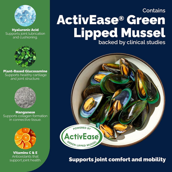 Yumove Adult Dog Hip & Joint Supplement Chews Green Lipped Mussel 300Ct | Glucosamine, Hyaluronic Acid & Omega 3 for Mobility Joint Supplement, Barbecue Daily Chews, NASC Certified4