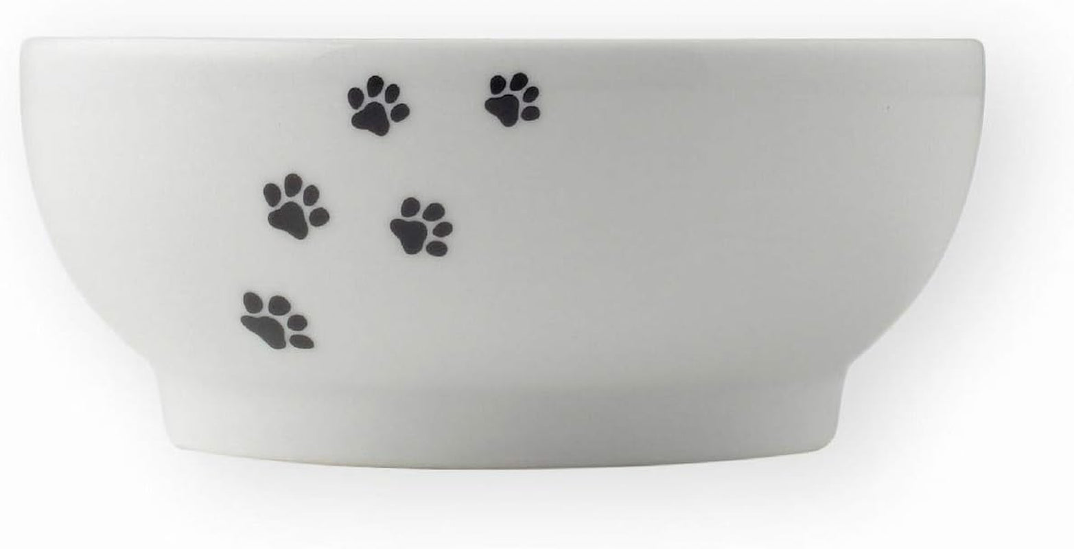 necoichi-shallow-wide-ceramic-cat-food-water-bowl-paw-basic-flat