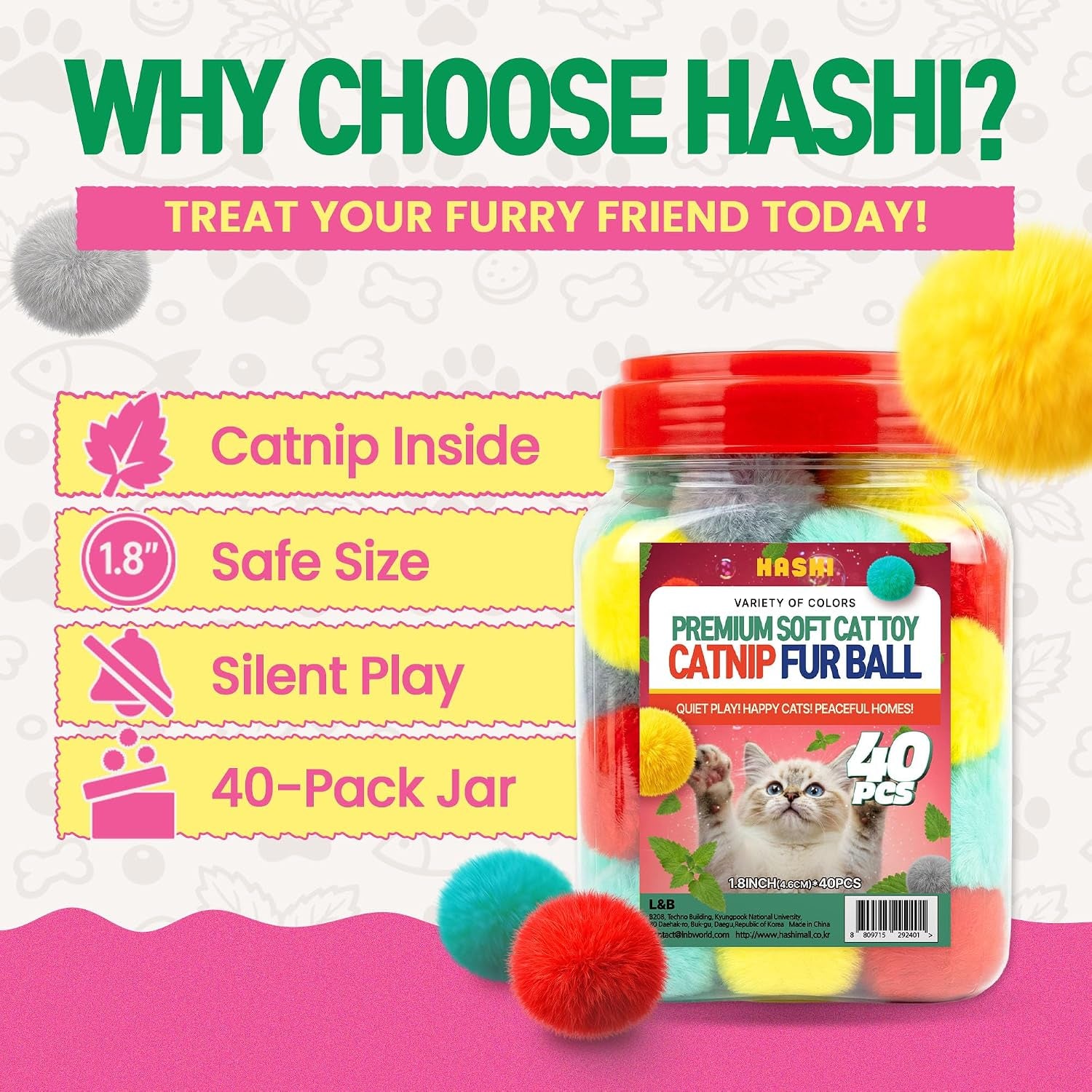 ha-shi-40-count-catnip-fur-balls-for-indoor-cats-1-8-inch-soft-plush-interactive-kitten-toy-quiet-night-play-colorful-fuzzy-poms
