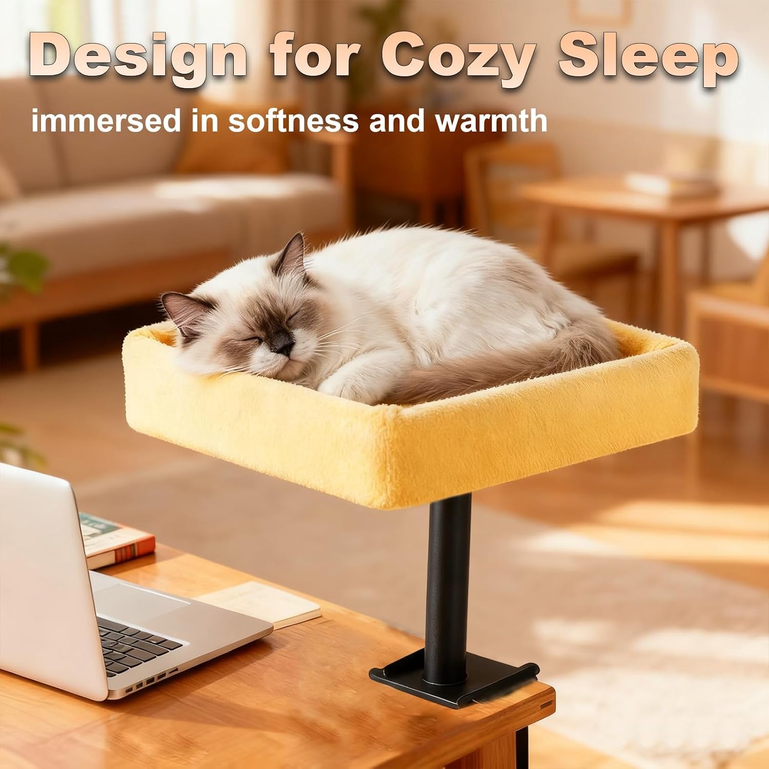 cat-desk-bed-sturdy-cats-bed-for-desk-with-washable-cover-dual-sided-breathable-summer-winter-comfortable-soft-pet-nest-bed-with-reinforced-steel-frame-easy-assembly-for-home-office-study-room