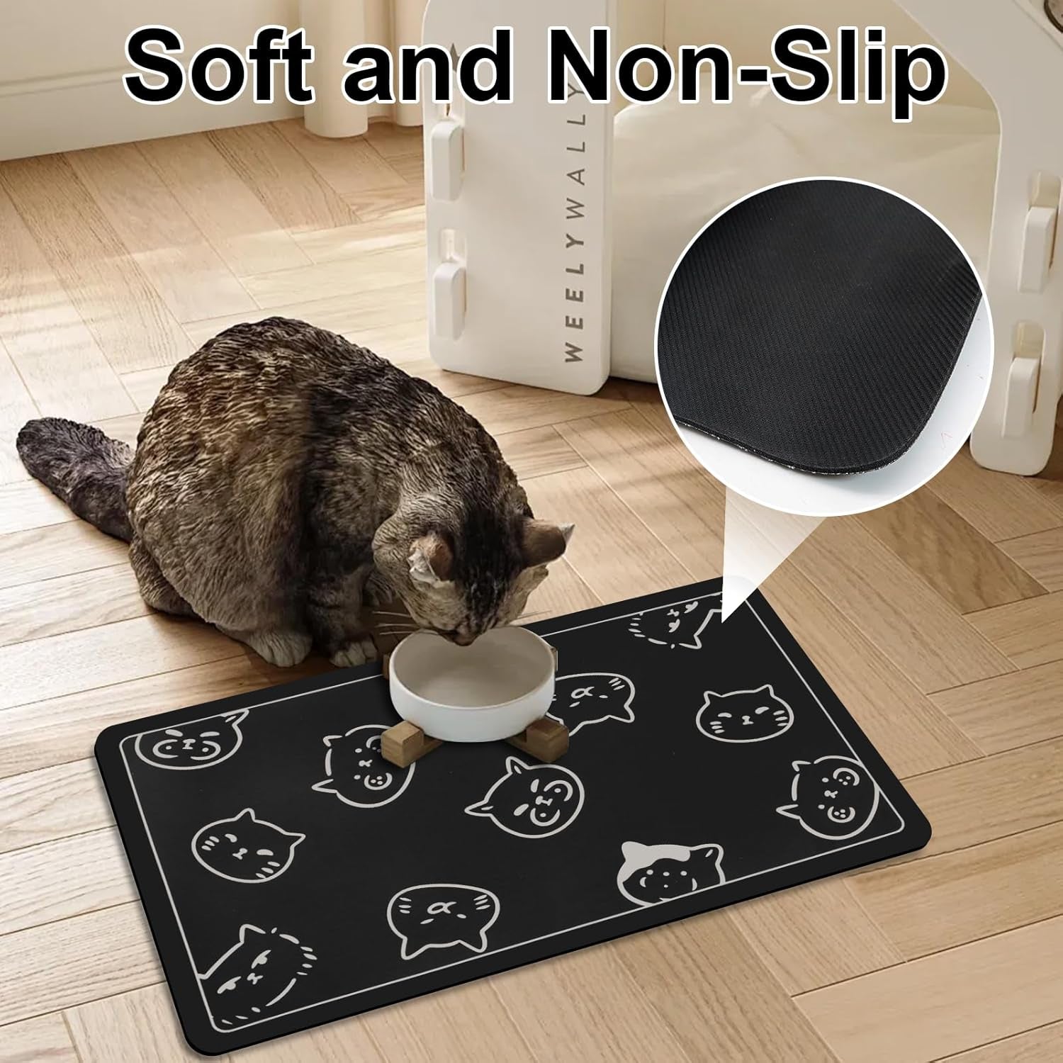 pet-feeding-mat-absorbent-dog-mat-quick-dry-pet-food-mat-cat-feeding-mat-pet-quick-dry-water-dispenser-mat-pet-supplies-for-dog-and-cat-black-12x19