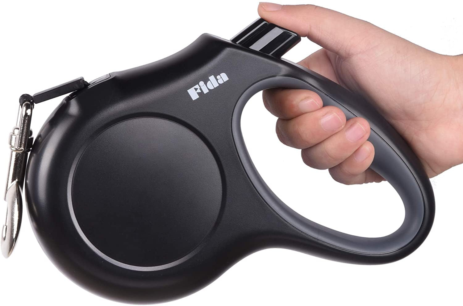 fida-retractable-dog-leash-16-ft-dog-walking-leash-for-small-dogs-up-to-26-lbs-360-tangle-free-black
