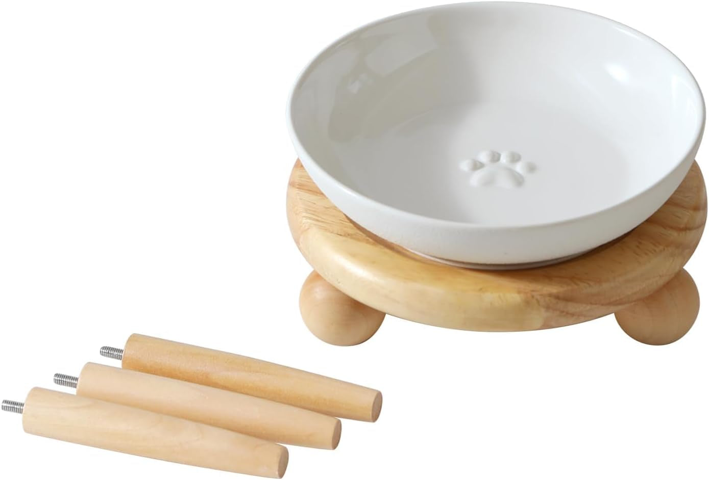 havniva-elevated-cat-bowls-cat-food-and-water-bowl-set-ceramic-cat-bowl-raised-cat-food-bowls-whisker-friendly-5-6-shallow-cat-dishes-6-wide-cat-plates-non-slip-wood-stand-two-heights