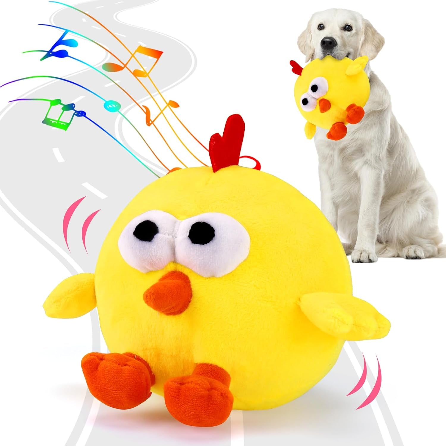 baborui-interactive-dog-toys-pig-jumping-squeaky-dog-toys-with-recording-and-music-modes-rechargeable-moving-dog-chew-toys-for-small-medium-large-dogs-to-keep-them-busyblue-pig