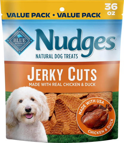 Blue Buffalo Nudges Chicken Jerky Bites Natural Dog Treats, Tender & Meaty Dog Snacks, Healthy Reward or Training Treat, Made in the USA with Real Chicken, No Artificial Preservatives, 16 Oz.11