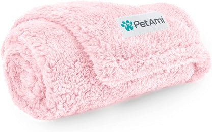 Petami Fluffy Waterproof Dog Blanket for Couch and Bed, Reversible Sherpa Pet Throw, Pee Proof Furniture Protector Sofa Cover, Washable Cat Blanket for Medium Large Dogs and Cats (Taupe Camel, 60X80)9