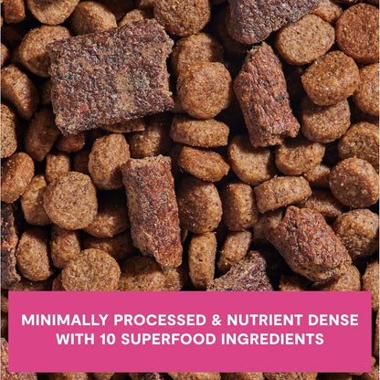 Open Farm Epic Blend Dry Dog Food, High Protein Salmon Kibble, 3.5Lb Bag | Air Dried Chunks, Probiotic Coated, Grain Inclusive, All Breeds and Life Stages, Traceable Ingredients, Non-Gmo Superfoods.4