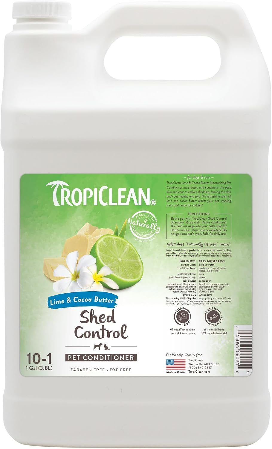 tropiclean-deshedding-dog-conditioner-reduces-shedding-softens-coat-puppy-safe-made-in-the-usa-lime-cocoa-butter-scent-20oz
