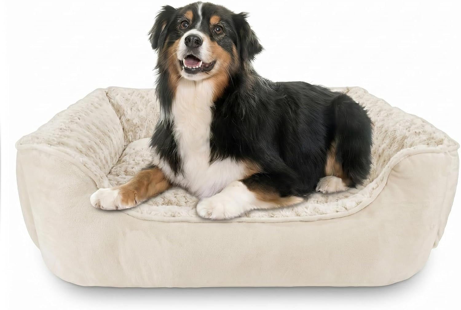 joejoy-rectangle-dog-bed-for-large-medium-small-dogs-washable-orthopedic-sofa-bed-soft-breathable-puppy-pet-cuddler-durable-calming-dog-bed-with-anti-slip-bottom-multiple-sizes-beige