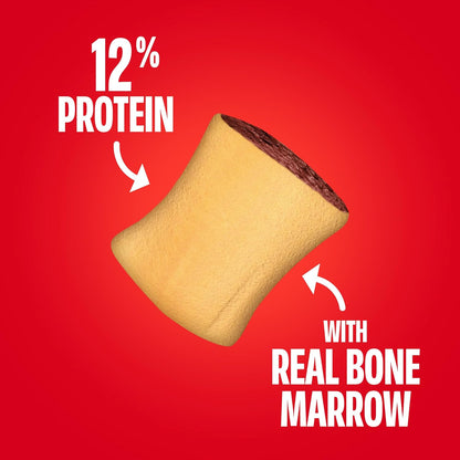 Milk-Bone Marosnacks Small Dog Treats with Real Bone Marrow, 40 Oz. Canister | Dog Treats with 12% Protein4