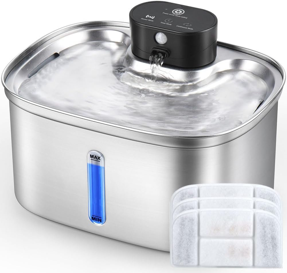 5l-169oz-automatic-stainless-steel-pet-water-fountain-for-cats-dogs-cordless-cat-dog-drinking-fountain-with-5000mah-rechargeable-battery-ultra-quiet-pump-3-smart-modes