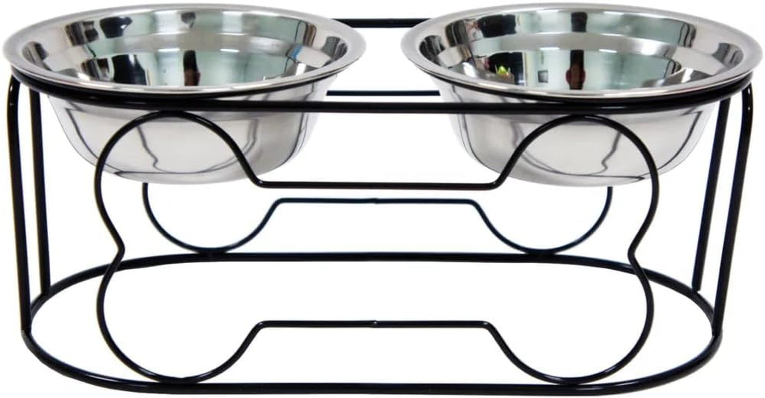 yml-wrought-iron-stand-with-stainless-steel-dog-bowl-large