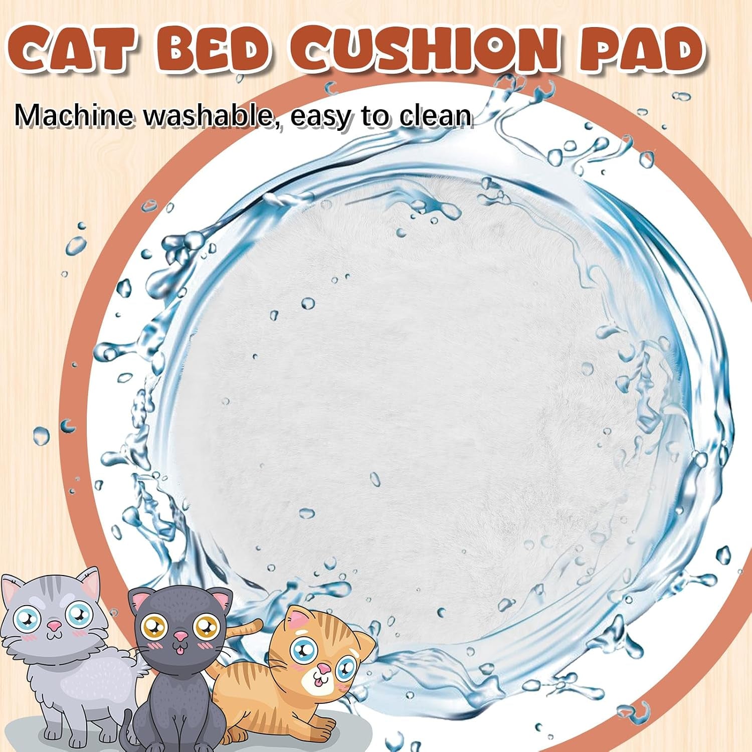 abbylike-3-pack-14-round-cat-dog-bed-cushion-pad-mat-faux-rabbit-fur-pet-sleeping-mat-with-small-ball-warm-plush-anti-slip-washable-cat-tree-tower-replacement-cushion-pad-for-carrier-crate-white