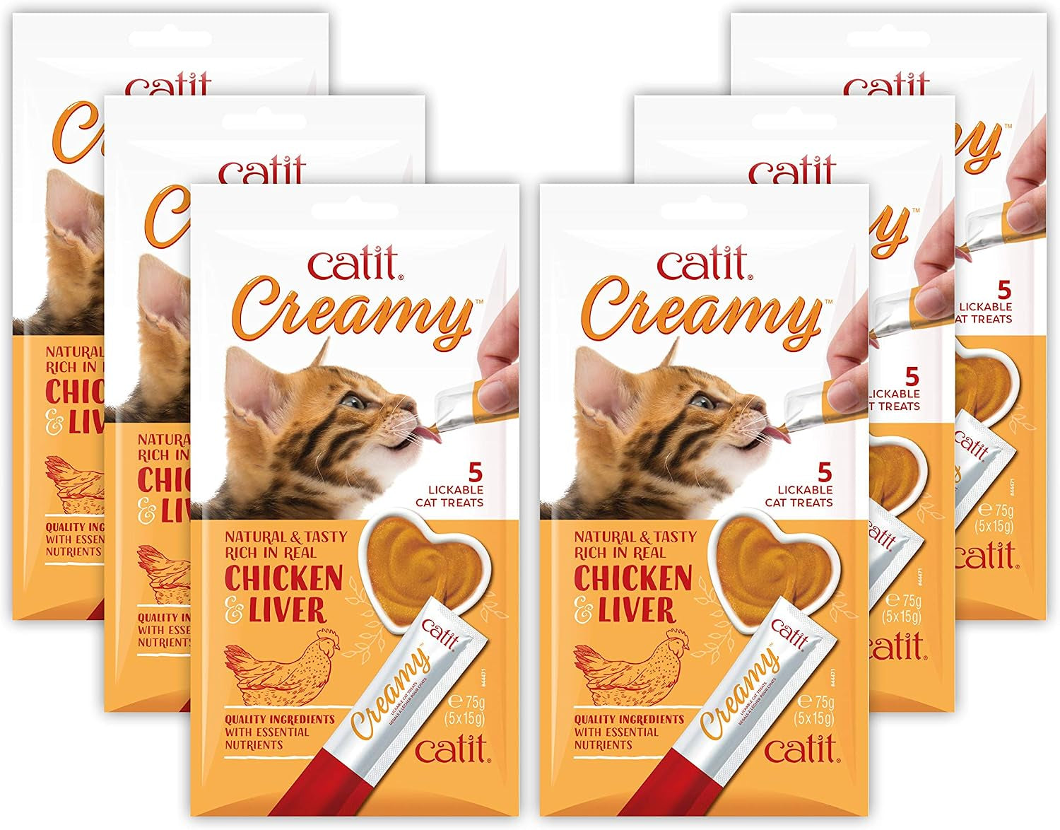 catit-creamy-lickable-cat-treat-healthy-cat-treat-chicken-liver-5-count-pack-of-30