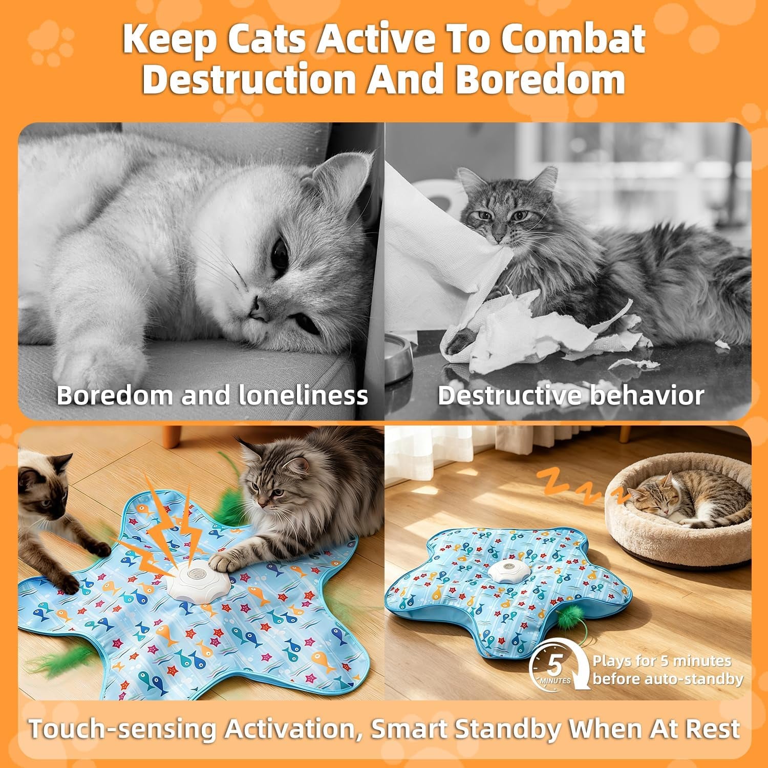interactive-cat-toy-peek-a-boo-series-hidden-feather-wand-rechargeable-indoor-hunting-toy-squeaky-bird-sound-and-small-fish-pattern-cover