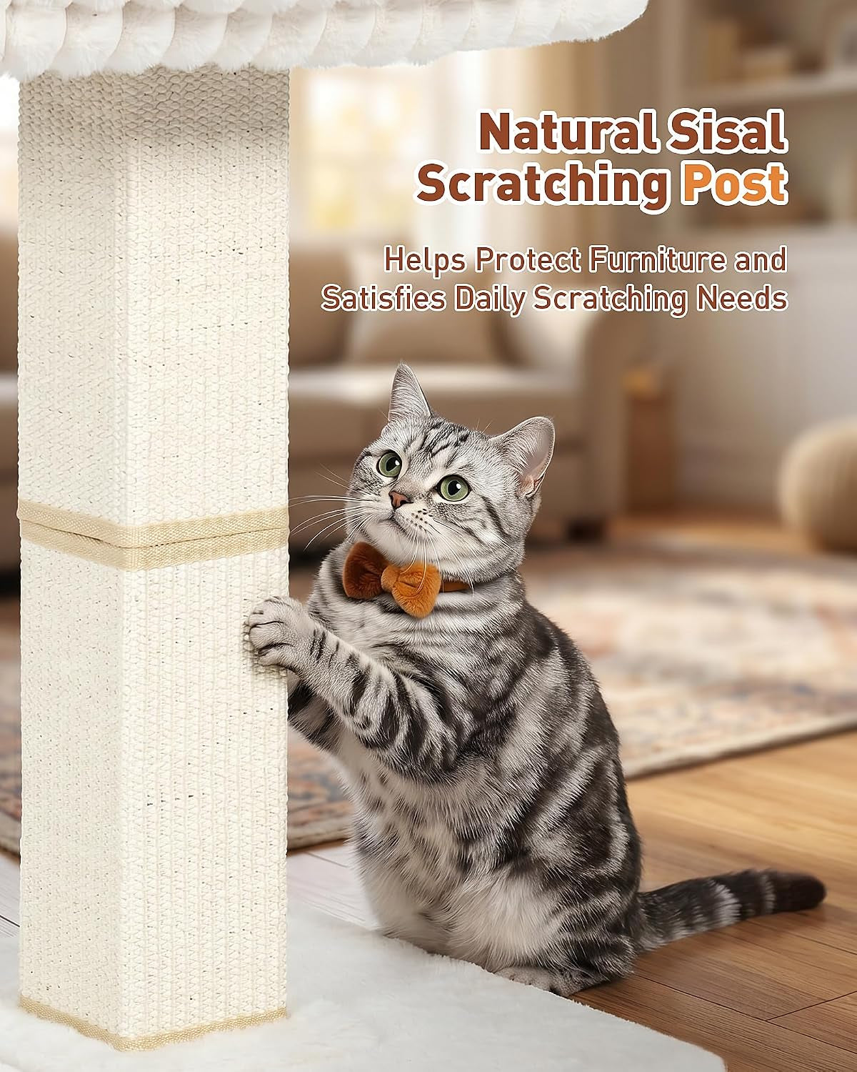 morden-cat-scratching-post-with-top-plush-bed-for-indoor-cats-removable-washable-perch-small-morden-cat-tree-cat-tower-with-scratch-post-natural-sisal-white
