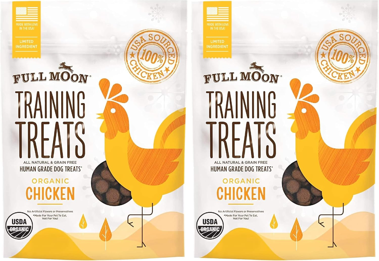 full-moon-usda-organic-chicken-training-treats-healthy-all-natural-dog-treats-human-grade-175-treats-6-ounce-pack-of-1-organic-chicken-human-grade-no-corn-no-wheat-no-soy-glycerin-free-made-in-the-usa