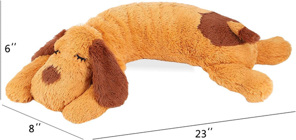 WEOK Heartbeat Puppy Toy, Comfort Cuddler Pillow, Dog Anxiety Relief Calming Aid,Heartbeat Stuffed Toy for Dogs,Puppy Heartbeat Toy Sleep Aid,Dog Heartbeat Toy for Pet9