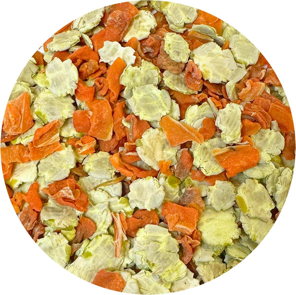 Exotic Nutrition Peas & Carrots 8 Oz. - Healthy Natural Mixed Dried Vegetable Treat - for Rabbits, Guinea Pigs, Hamsters, Chinchillas and Small Pets2