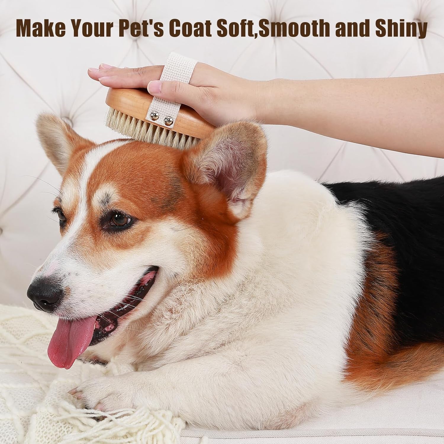 soft-boar-bristle-pet-palm-brush-for-short-haired-dogs-and-cats-with-band-reduce-shedding-ergonomic-dog-brush-easy-to-hold-and-reduces-stress-on-your-wrist-ideal-for-daily-grooming