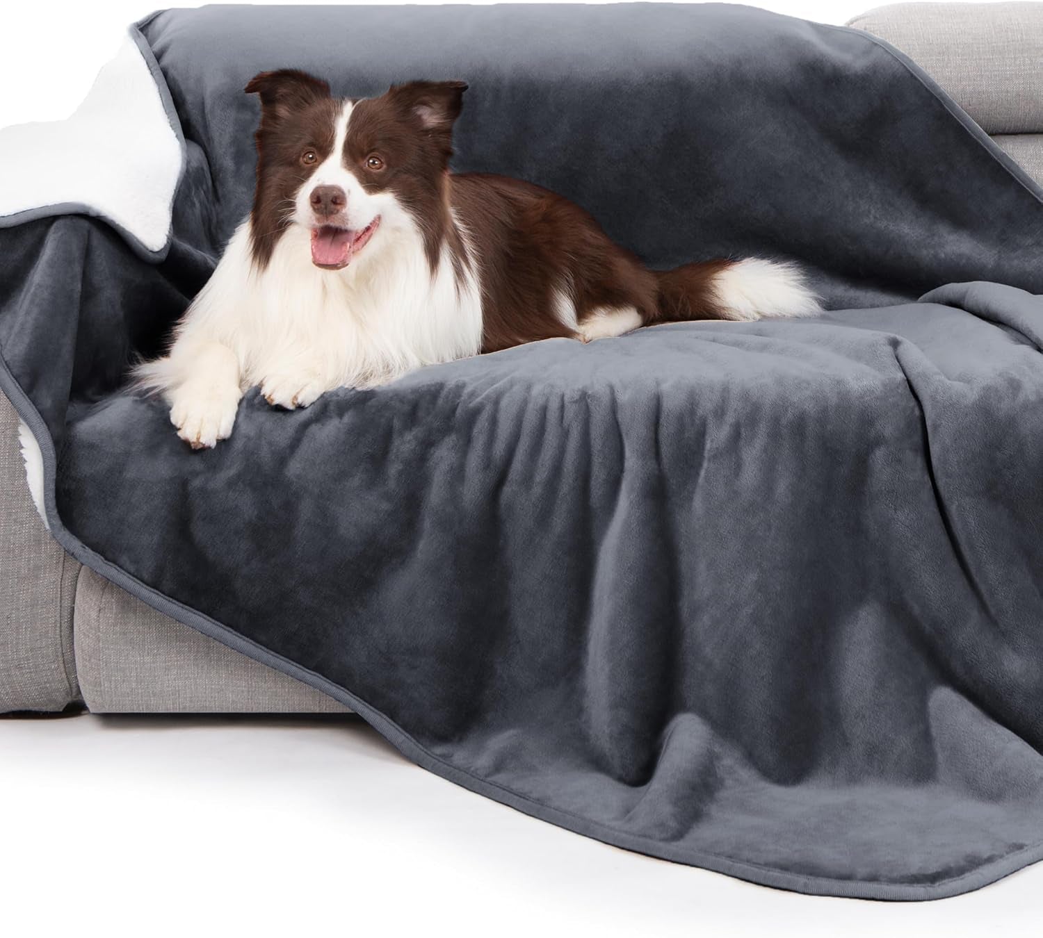 gogobunny-waterproof-bed-blanket-reversible-sherpa-fleece-throw-blanket-for-dog-puppy-cat-furniture-cover-protects-bed-couch-sofa-from-liquid-pee-and-pet-fur-dark-purple-50x60-inches