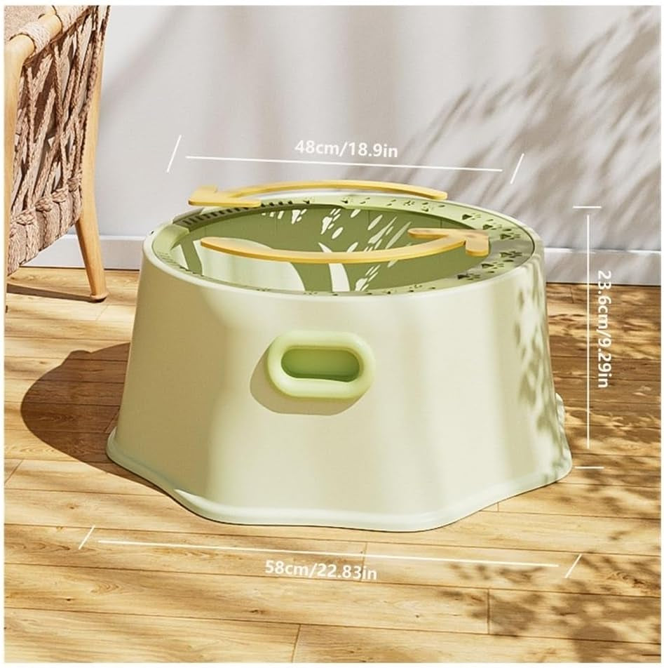 pet-supplies-open-cat-litter-box-with-scoop-easy-to-clean-install-for-rabbitsgreen