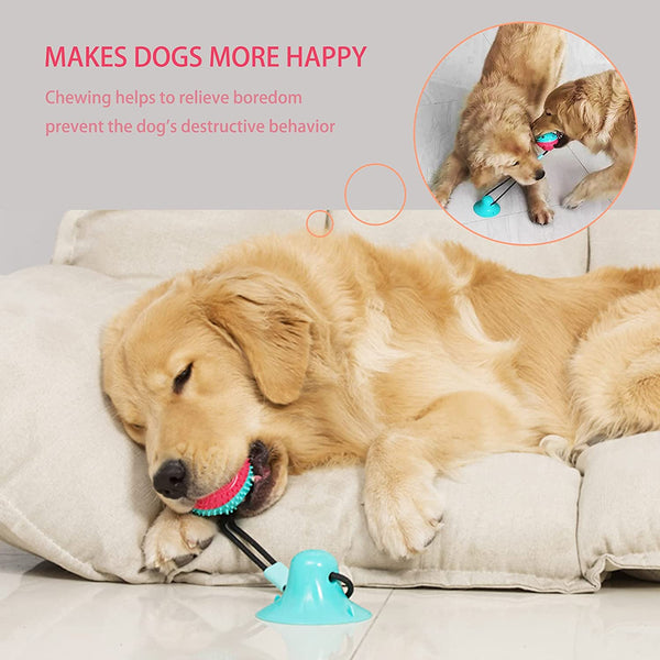 Askhald Dog Toys Chew Toys for Aggressive Chewers, Puppy Training Treats Teething Rope Toys for Boredom Dog Puzzle Treat Food Dispensing Ball Toys for Puppies Teething (Blue)7