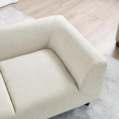 39.75" Modern Pet Sofa with Backrest and Armrests, Comfortable Foam Cushion Dog Couch for Small and Medium Dogs, Stable Leg Design for Living Room7