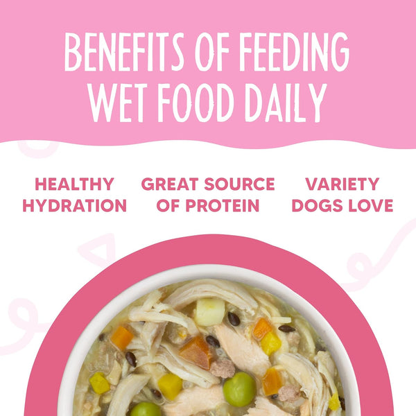 Weruva Meals 'N More Natural Wet Dog Food, Belly Belly Nice! Digestive Support Variety Pack, 3.5Oz Cup (Pack of 10)6