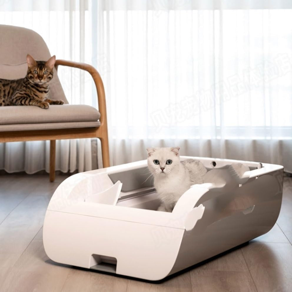 dog-potty-training-toilet-fully-automatic-cat-litter-box-semi-closed-large-electric-shit-shovel-plug-in-charging-toilet-no-spill