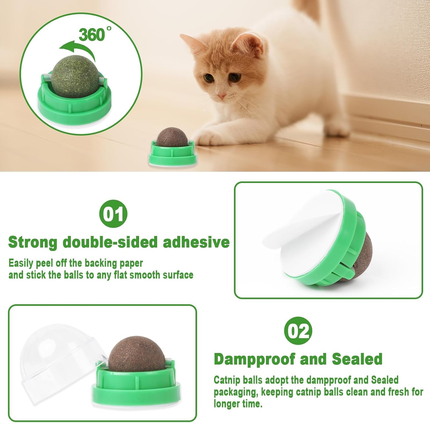 ccinee-3pcs-catnip-balls-for-cats-wall-catnip-toys-edible-cat-toys-for-cat-lick-safe-healthy-kitten-chew-toys-teeth-cleaning-dental-cat-toys