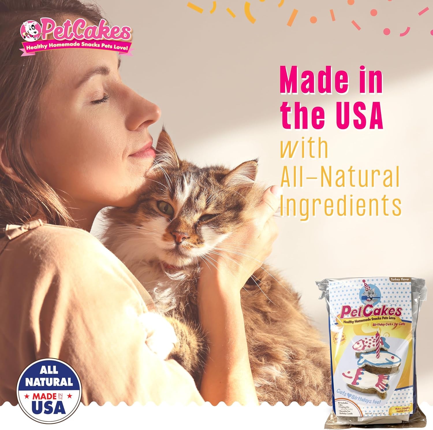 petcakes-cat-birthday-cake-kit-all-natural-treats-kitten-cats-turkey-flavor-cat-food-5-5-oz