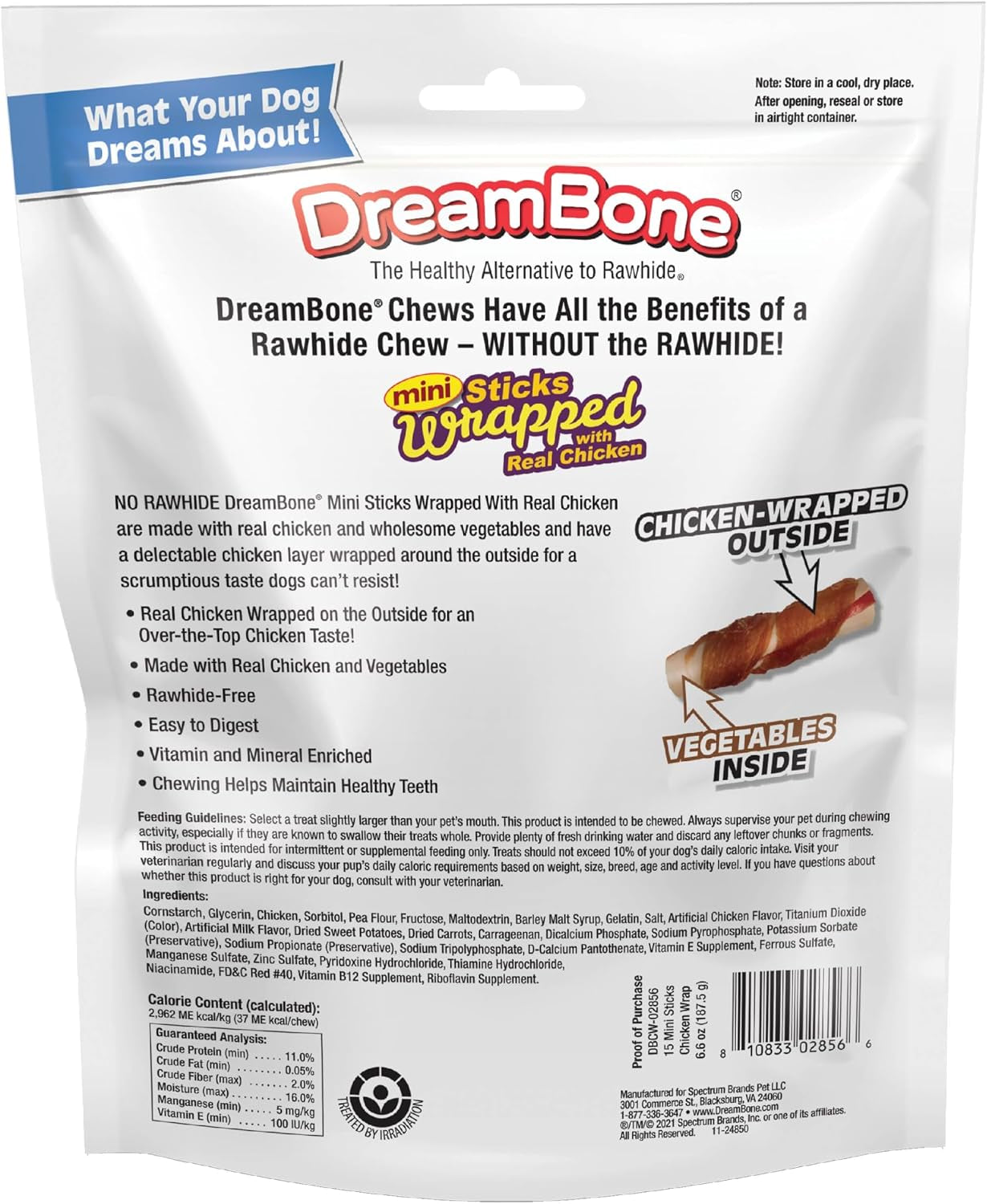 dreambone-chicken-wrapped-mini-stick-dog-treats-daily-rawhide-free-chew-digests-safely-and-completely-with-real-protein-chicken-and-veggies-15-count