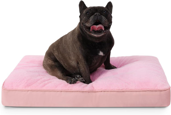 Dog Crate Bed Waterproof Deluxe Plush Dog Beds with Removable Washable Cover Anti-Slip Bottom Pet Sleeping Mattress for Large, Medium, Jumbo, Small Dogs, 41 X 27 Inch, Gray15