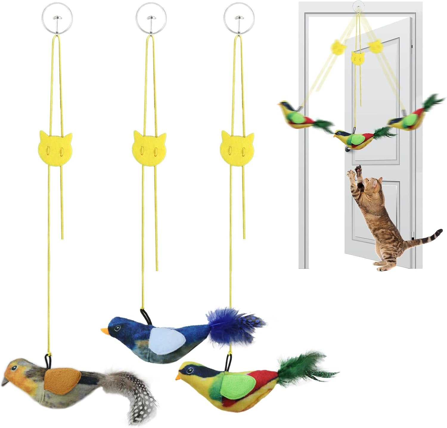 tocirelo-interactive-cat-toys-bird-realistic-cat-interactive-toys-for-indoor-cats-with-catnip-and-feather-3-pack-hanging-chirping-bird-cat-toy-bored-kitten-kicker-chase-exercise-door-frame-toy