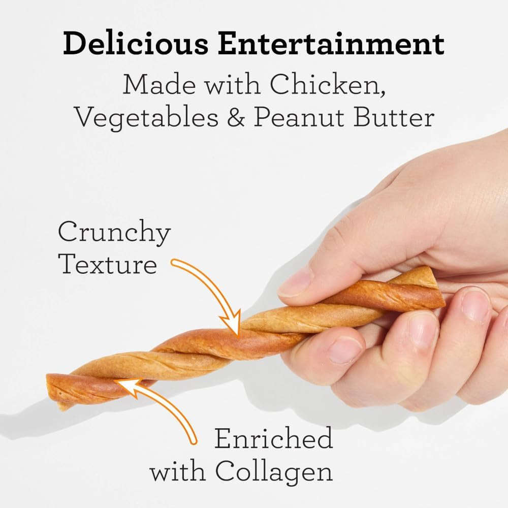 dreambone-collayums-twists-plus-collagen-chews-for-dogs-10-count-treat-your-dog-to-rawhide-free-chews-made-with-chicken-vegetables-and-peanut-butter