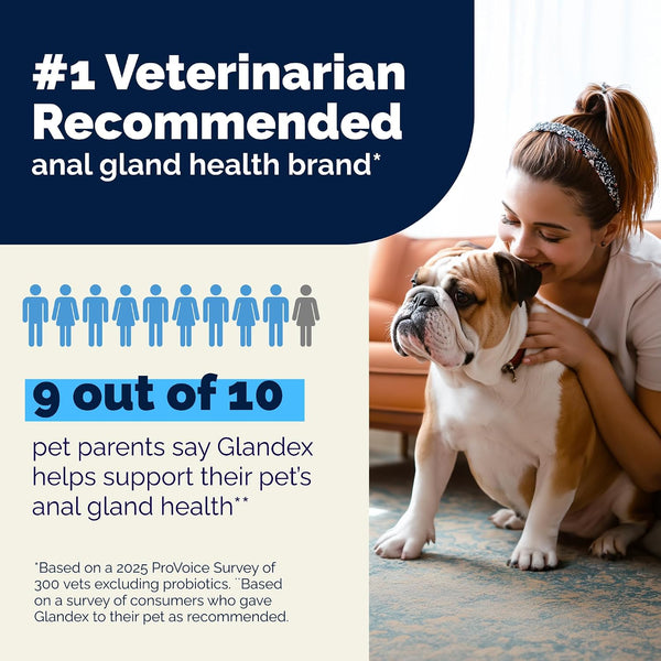 Vetnique Glandex Rear End Wipes for Dogs & Cats, Anal Gland Hygiene | Deodorizing Dog & Cat Wipes for Paws & Butt, Boot the Scoot with Deoplex Enzyme, Aloe & Vitamin E, Alcohol Free, 75Ct6