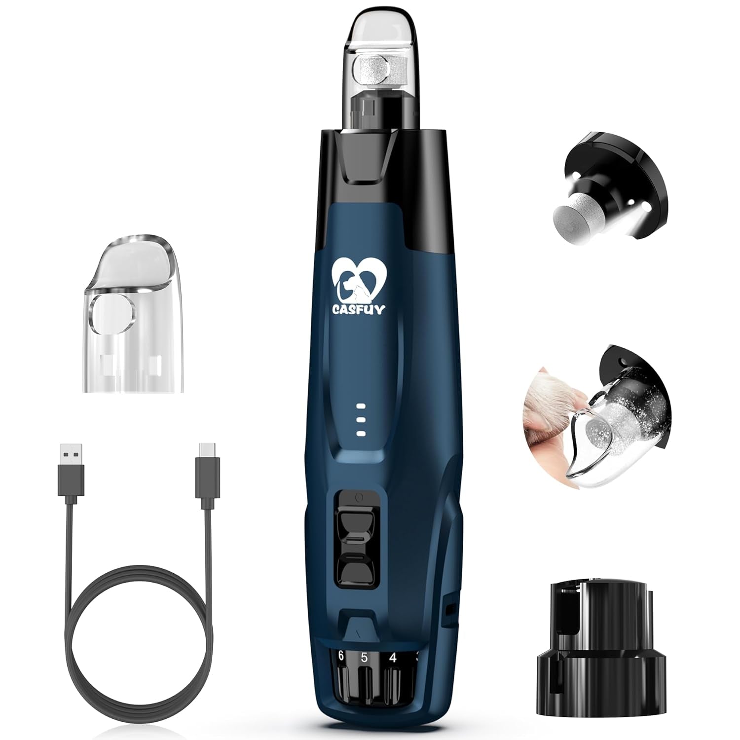 casfuy-new-6-speed-dog-nail-grinder-50-more-power-dog-nail-trimmers-with-2-led-lights-quiet-7h-running-time-electric-pet-nail-grinder-file-toenail-grinder-for-large-medium-small-dogs-cats-db