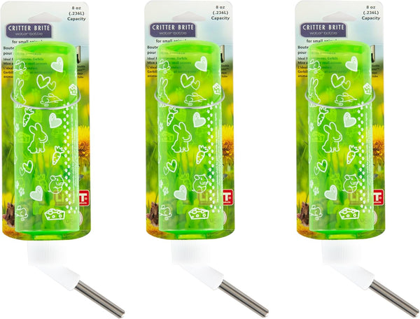 Lixit® Critter Bright Water Bottles for Hamsters, Rabbits, Chinchillas, Ferrets, Guinea Pigs and Other Small Animals - Made in USA (Blue (Pack of 1), 32 Ounce)15