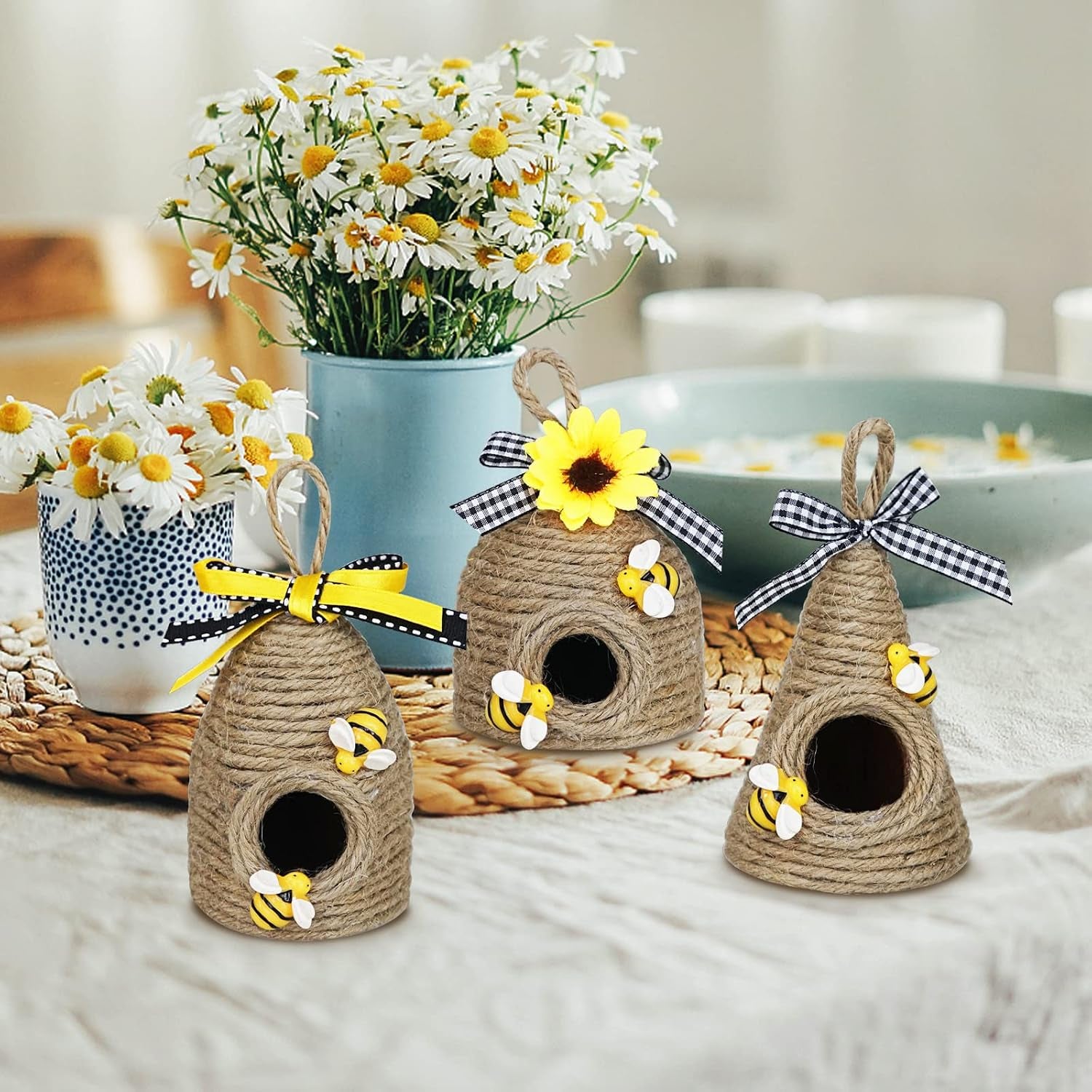 bee-hive-decor-bumble-bee-rustic-hive-natural-bee-house-bee-party-decor-3pa-bumble-bee-theme-party-decor-spring-summer-rustic-farmhouse-kitchecn-table-decorations-honey-bee-tiered-tray-decoration
