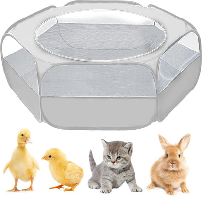 UWE Small Animal Playpen, Waterproof Foldable Pet Playpen, Black | Anti-Escape Exercise Pet Tent, Bite Resistant Breathable Mesh, Leakproof Base, Easy Fold Storage, Indoor Outdoor for Pets9