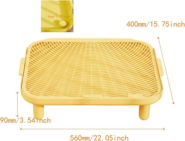 Cat Litter Ramp Trapper Mat Washable Double Layered Non-Slip Step for Indoor Cats Balcony Living Room- Medium3