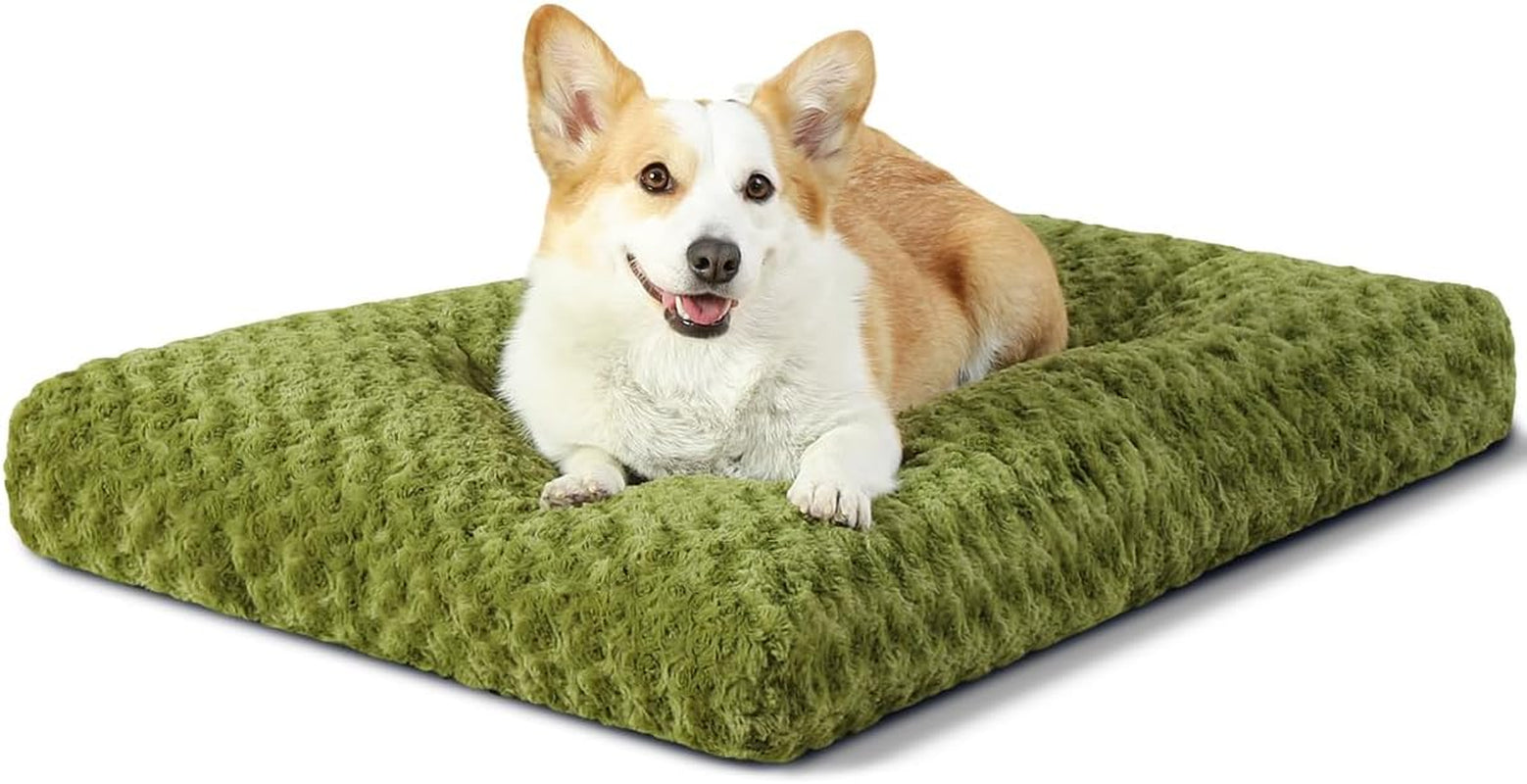 ksiia-washable-dog-bed-deluxe-plush-dog-crate-beds-comfy-kennel-pad-anti-slip-pet-sleeping-mat-for-large-jumbo-medium-small-dogs-breeds-35-x-23-gray