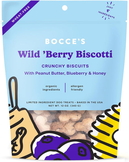 Bocce'S Bakery Birthday Cake Flavor Crunchy Biscuits Dog Treats, 5 Oz | Oven Baked, Wheat-Free Everyday Dog Treat Biscuits - Made with Real, Limited Ingredients and Baked in the USA22
