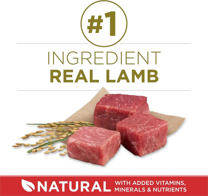 Real lamb chunks for natural pet food, #1 ingredient with added vitamins and minerals5