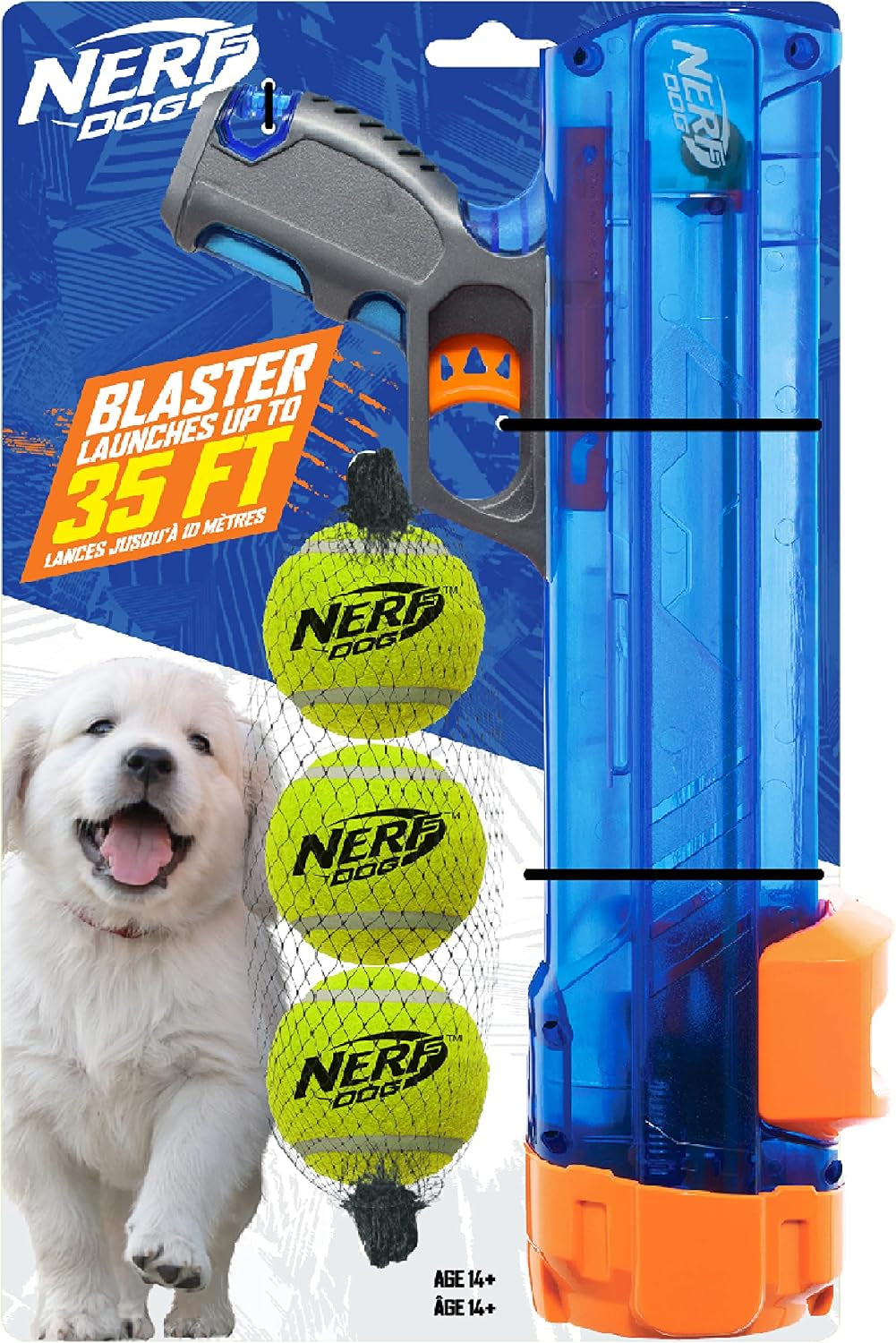 nerf-dog-tennis-ball-blaster-dog-toy-blue-orange-16-inch-compact-blaster-with-1-ball