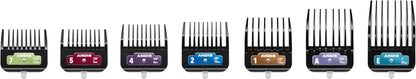 Andis 562014 Premium Clip Animal Comb Set – Built with Plastic, Includes 7 Color Coded Combs of Different Sizes, Metal Clip to Attach Comb - Fits Ultra Edge & Ceramic Edge Blades, Multicolor3