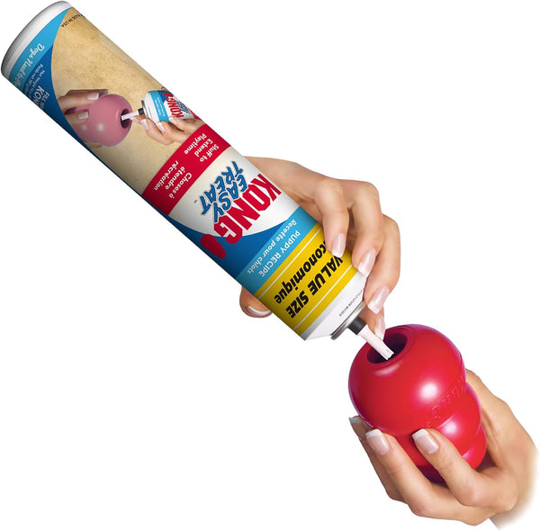 KONG Easy Treat Puppy 14 Oz - Pack of 2 | No-Mess Dispensing Treat Paste for Stuffing KONG Classic & Rubber Toys to Extend Play, Made in the USA3