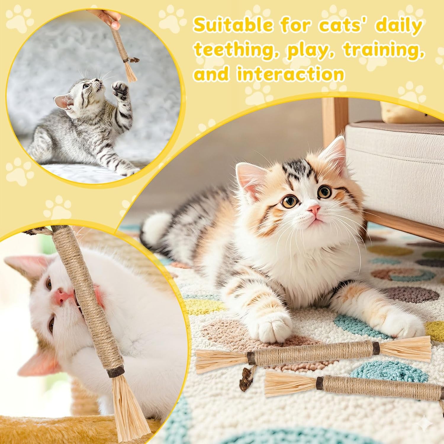 9-pack-silvervine-sticks-for-cats-natural-cat-chew-stick-toys-set-matatabi-dental-care-cat-treat-for-indoor-cats-kittens-dental-care-teeth-cleaning-play